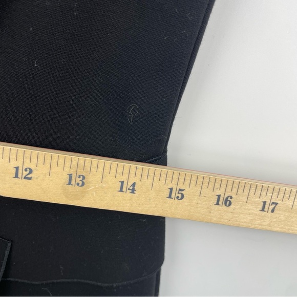 Lafayette 148 Black Sheath Dress size P XS 0-2 sleeveless lbd - Picture 6 of 7